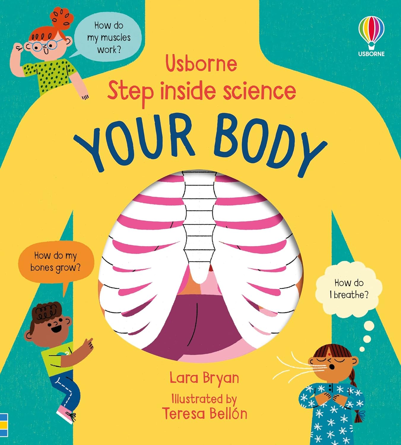 Libro de aprendizaje en inglés "Step inside Science: Your Body: Human Body" - "Adéntrate en la Ciencia: Tu Cuerpo: Cuerpo Humano"