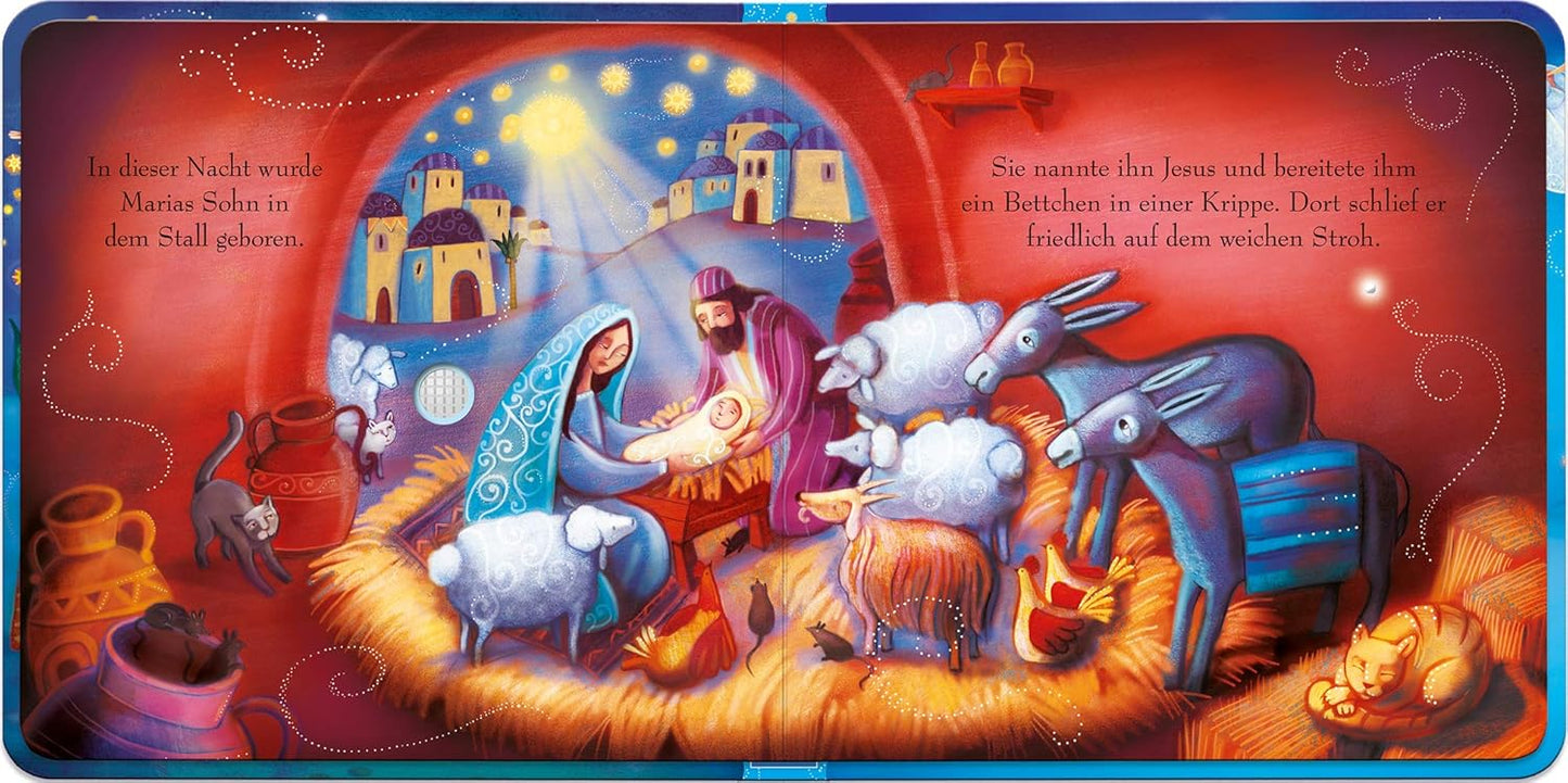 Cuento navideño en alemán: Hörst du das? Die Weihnachtsgeschichte