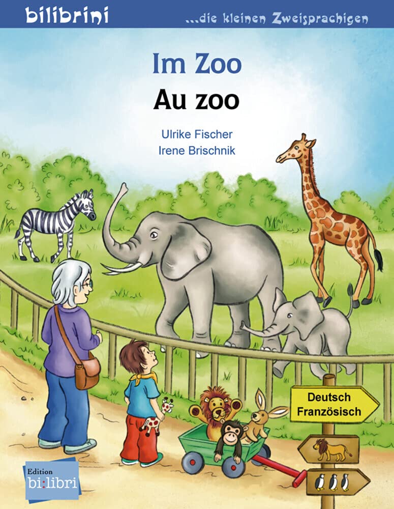 "Im Zoo-En el Zoológico". Cuento bilingüe. Diferentes idiomas.