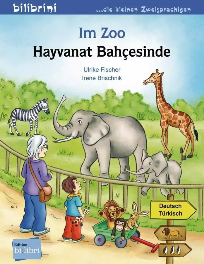 "Im Zoo-En el Zoológico". Cuento bilingüe. Diferentes idiomas.