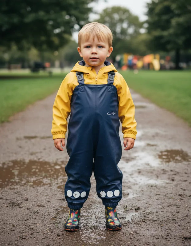 Jardinera sin forro 100% impermeable 5.000mm Azul Marino marca KoziKidz