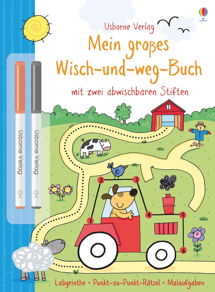 Libro alemán "Mein grosses wisch-und-weg-Buch"