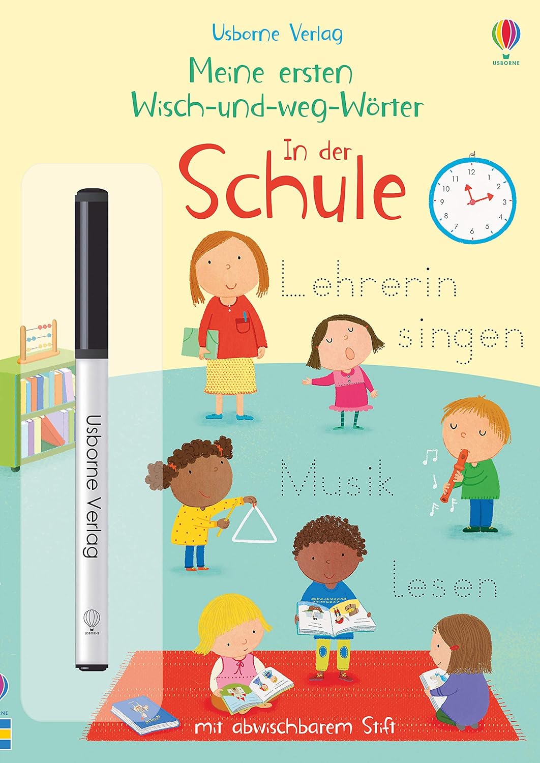 Libro alemán: Meine ersten Wisch-und-weg-Wörter: In der Schule