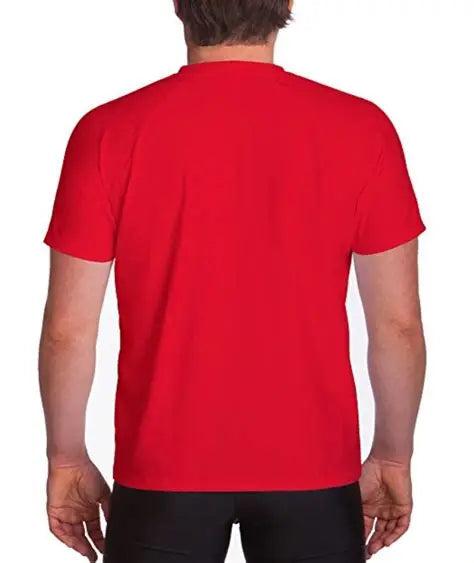 Polera manga corta corte recto hombre con filtro solar UPF 300+ marca IQ