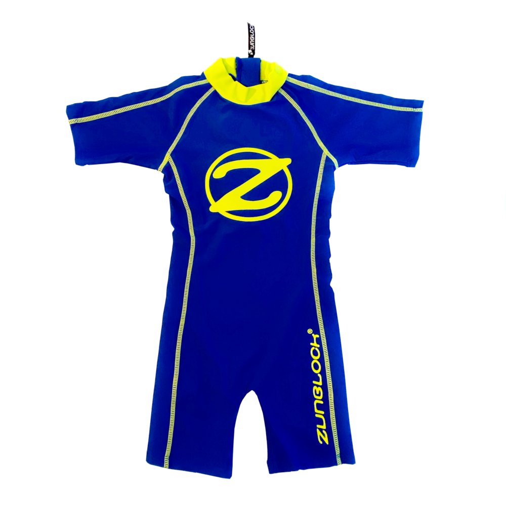 Traje de baño una pieza con filtro solar UPF 50+ marca Zunblock