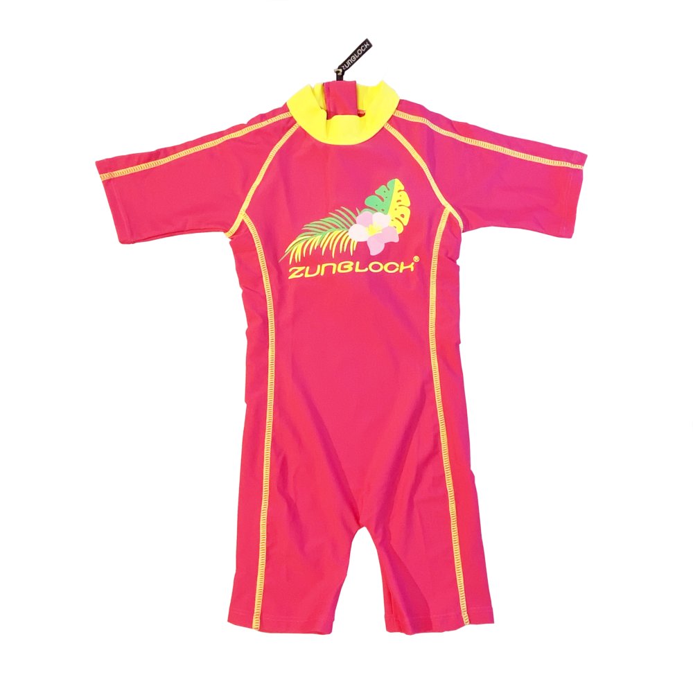 Traje de baño una pieza con filtro solar UPF 50+ marca Zunblock