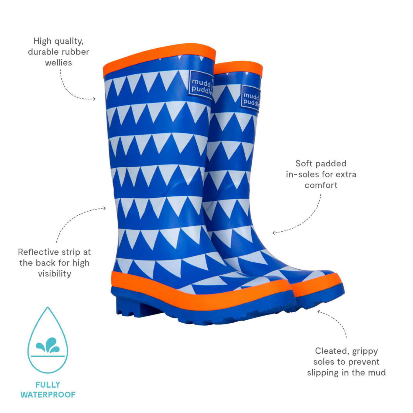 Botas de goma caña alta marca Muddy Puddles
