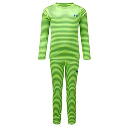 Set primera capa rayada camiseta manga larga + calza larga marca KoziKidz