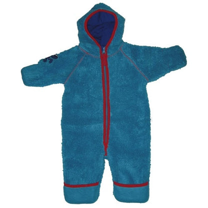 Overall de polar bebé con cierre y gorrito marca Kozikidz