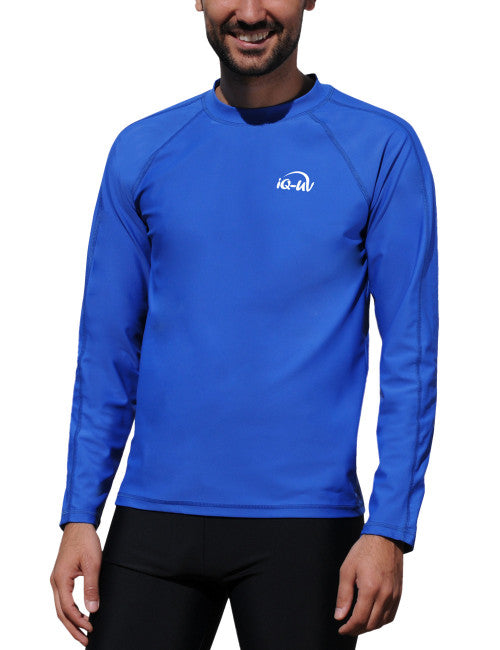 Polera manga larga corte recto hombre con filtro solar UPF 300+ marca IQ