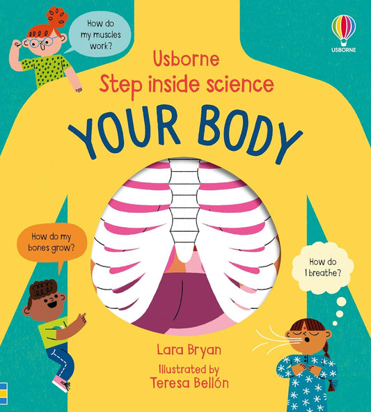 Libro de aprendizaje en inglés "Step inside Science: Your Body: Human Body" - "Adéntrate en la Ciencia: Tu Cuerpo: Cuerpo Humano"