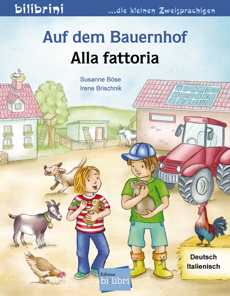"Auf dem Bauernhof-En la Granja". Cuento bilingüe. Diferentes idiomas.