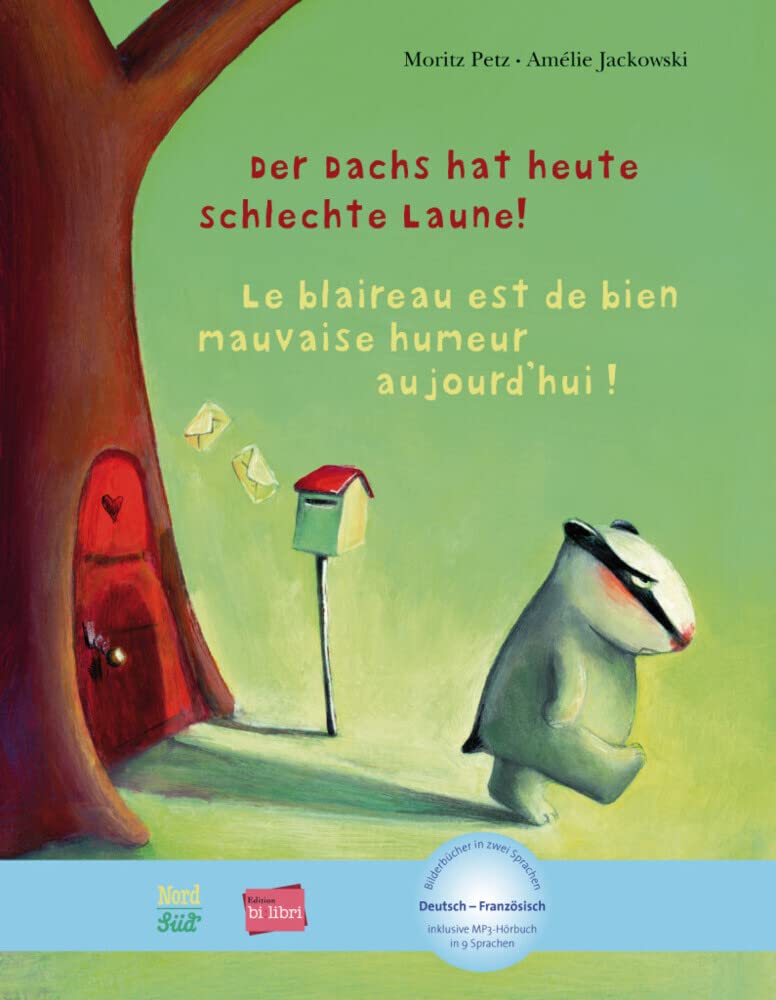 "Der dachs hat heute schlechte laune!-El tejón está hoy de mal humor”. Cuento bilingüe. Diferentes idiomas.