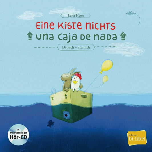Cuento alemán-español "Una caja de nada" - "Eine Kiste nichts" -  alemán-ingles "A box of nothing" con CD en 8 idiomas