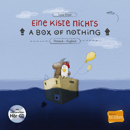 Cuento alemán-español "Una caja de nada" - "Eine Kiste nichts" -  alemán-ingles "A box of nothing" con CD en 8 idiomas