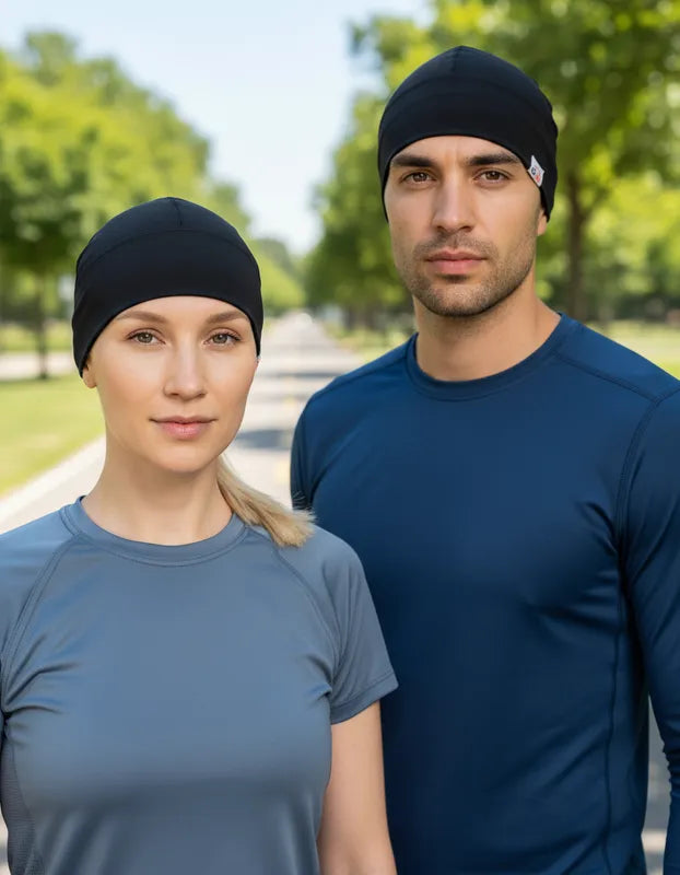 Gorro ajustado Unisex adulto Negro S-M UPF 50+ marca iQ-UV FREE
