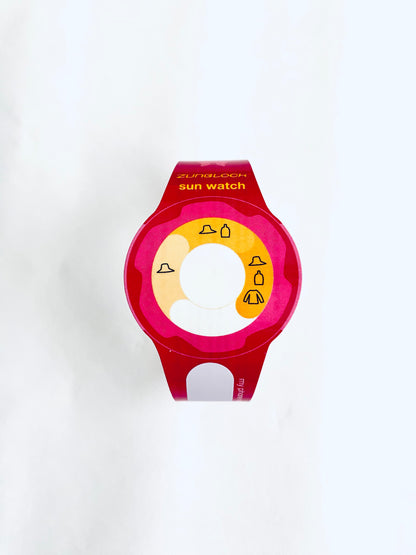 Reloj medidor de rayos UV color azul o rosado