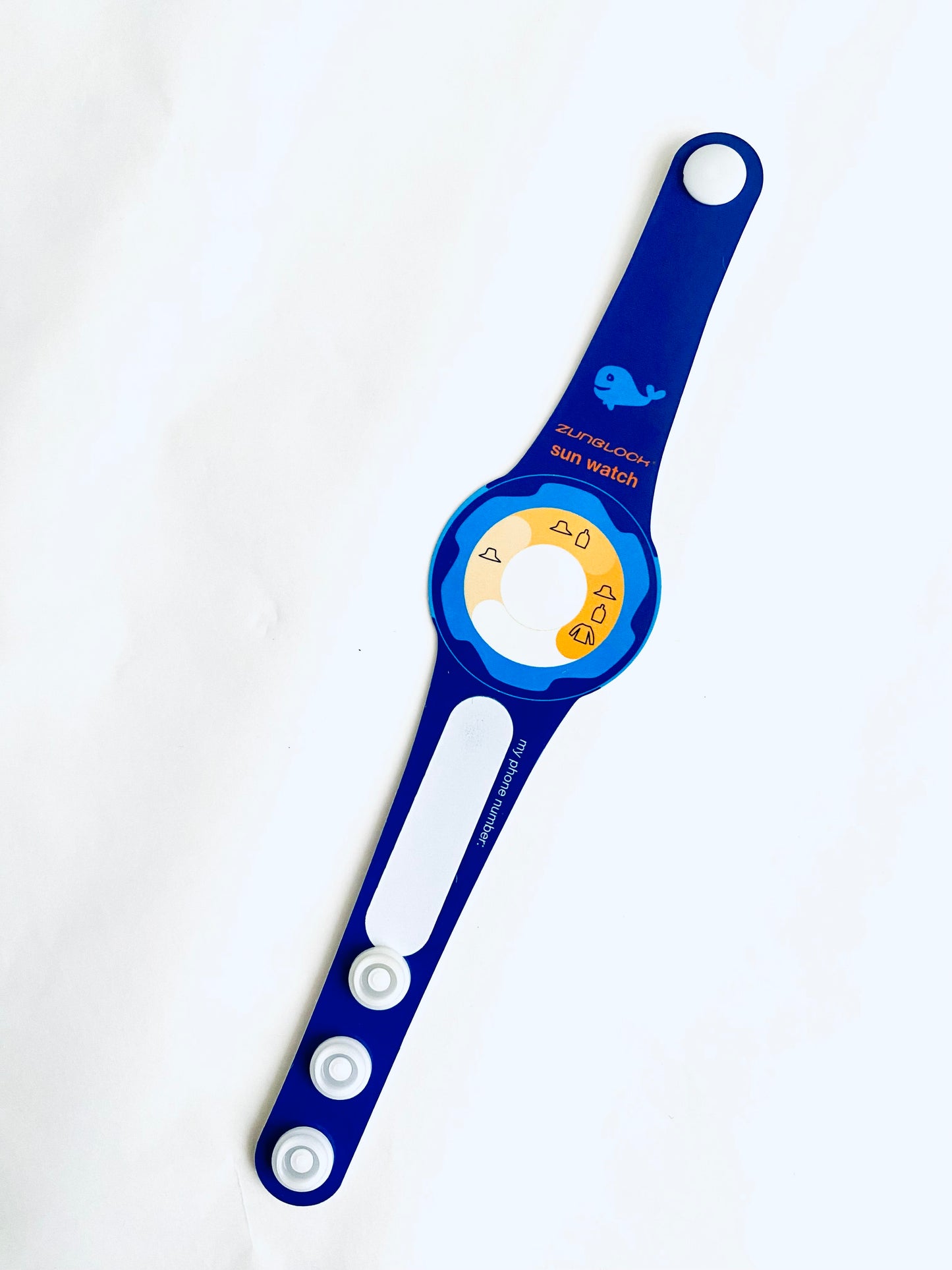 Reloj medidor de rayos UV color azul o rosado