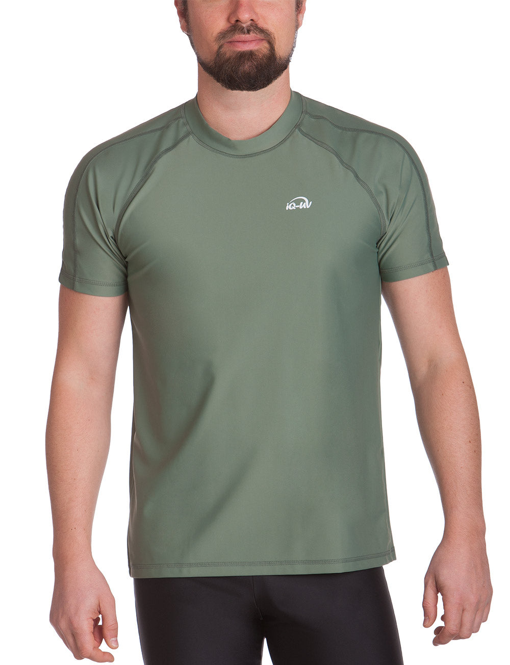Polera manga corta corte recto Hombre con filtro solar UPF 300+ marca iQ