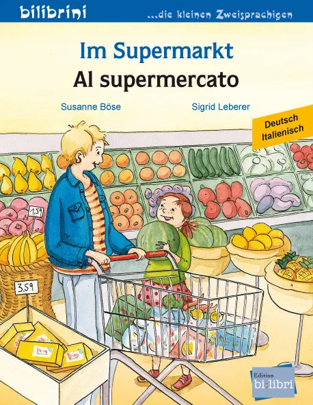"Im Supermarkt-En el Supermercado". Cuento bilingüe. Diferentes idiomas.