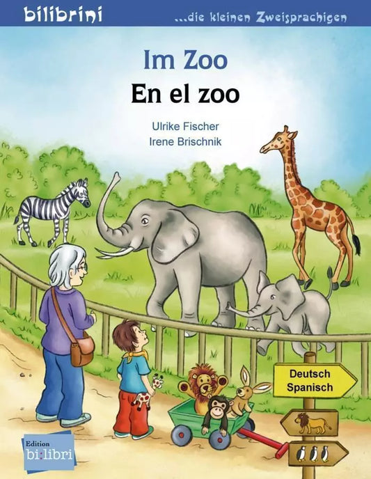"Im Zoo-En el Zoológico". Cuento bilingüe. Diferentes idiomas.