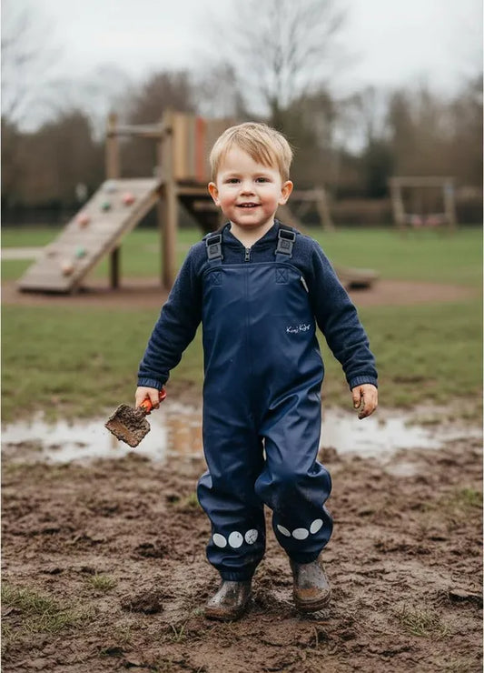 Jardinera sin forro 100% impermeable 5.000mm Azul Marino marca KoziKidz