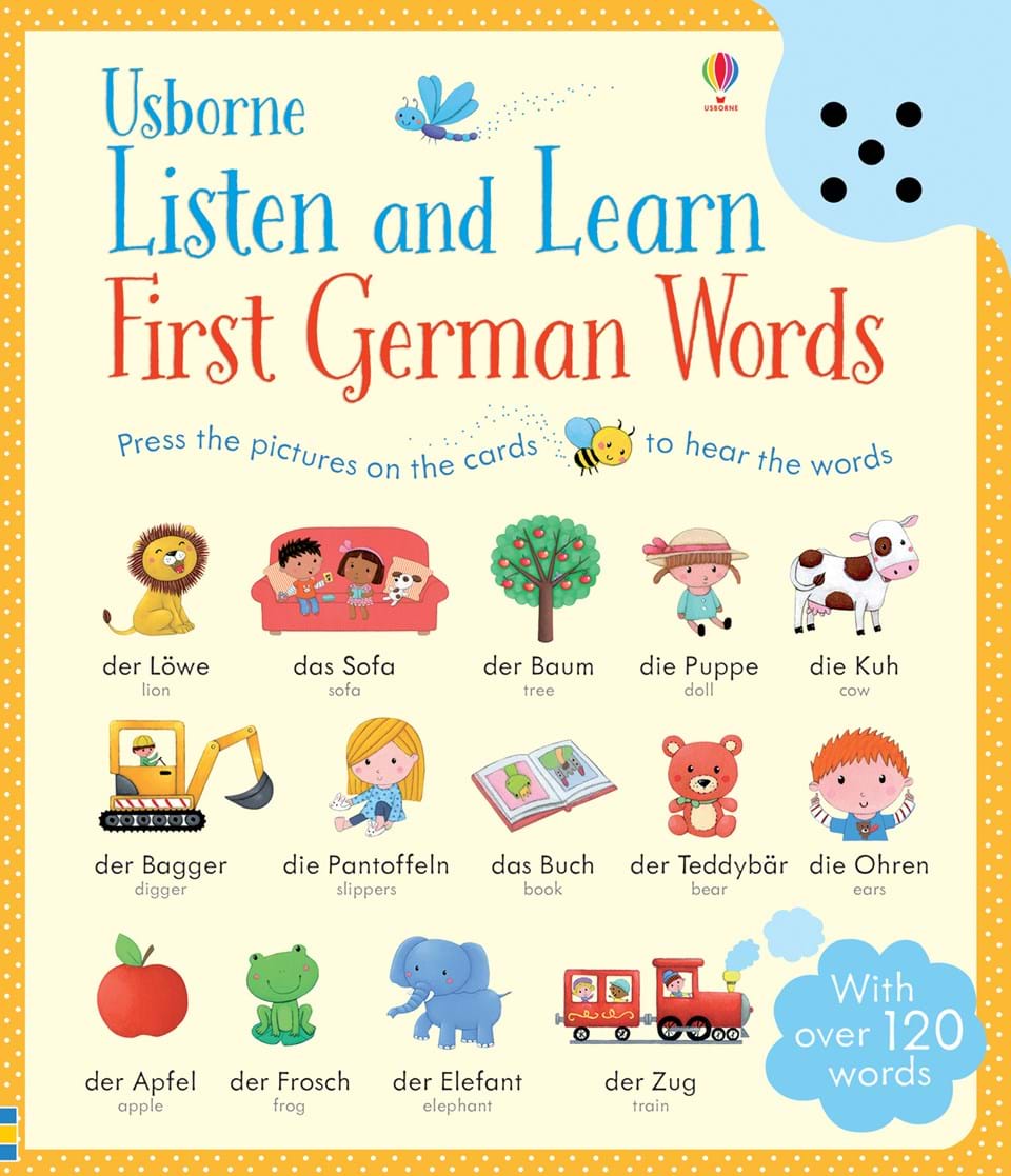 “Listen and learn first German words”. Diccionario ilustrado interactivo. Inglés-Alemán