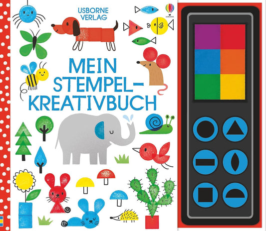 Mein Stempel-Kreativbuch. Deutsch. Mi libro creativo de sellos. Alemán