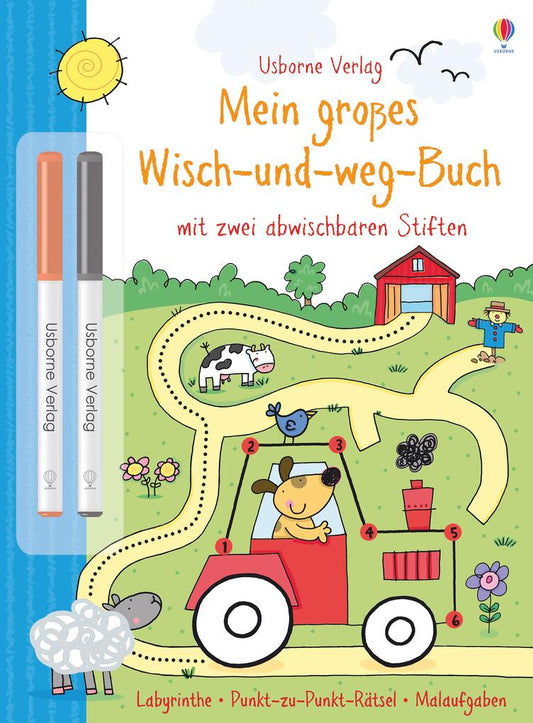 Libro alemán "Mein grosses wisch-und-weg-Buch"