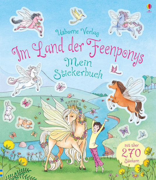 Mein Stickerbuch. "Im Land der Feenponys". Libro con adhesivos. Alemán