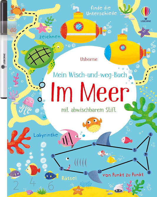 Libro alemán: Mein Wisch-und-weg-Buch: Im Meer