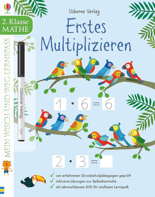 Libro alemán: Mein Wisch-und-weg-Lernspaß: Erstes Multiplizieren