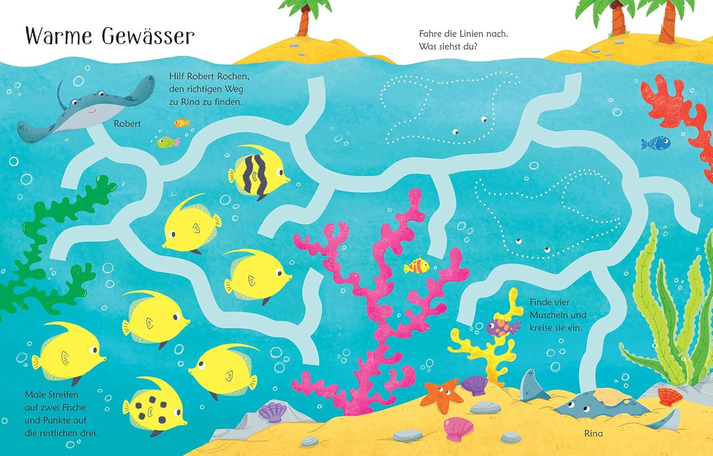Libro alemán: Mein Wisch-und-weg-Buch: Im Meer