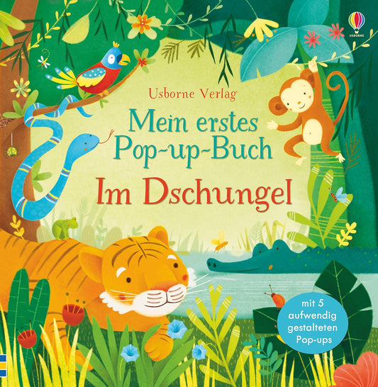 Libro de cuentos alemán "Mein erstes pup-up-Buch: im Dschungel" - "Mi primer libro 3d: en la jungla"