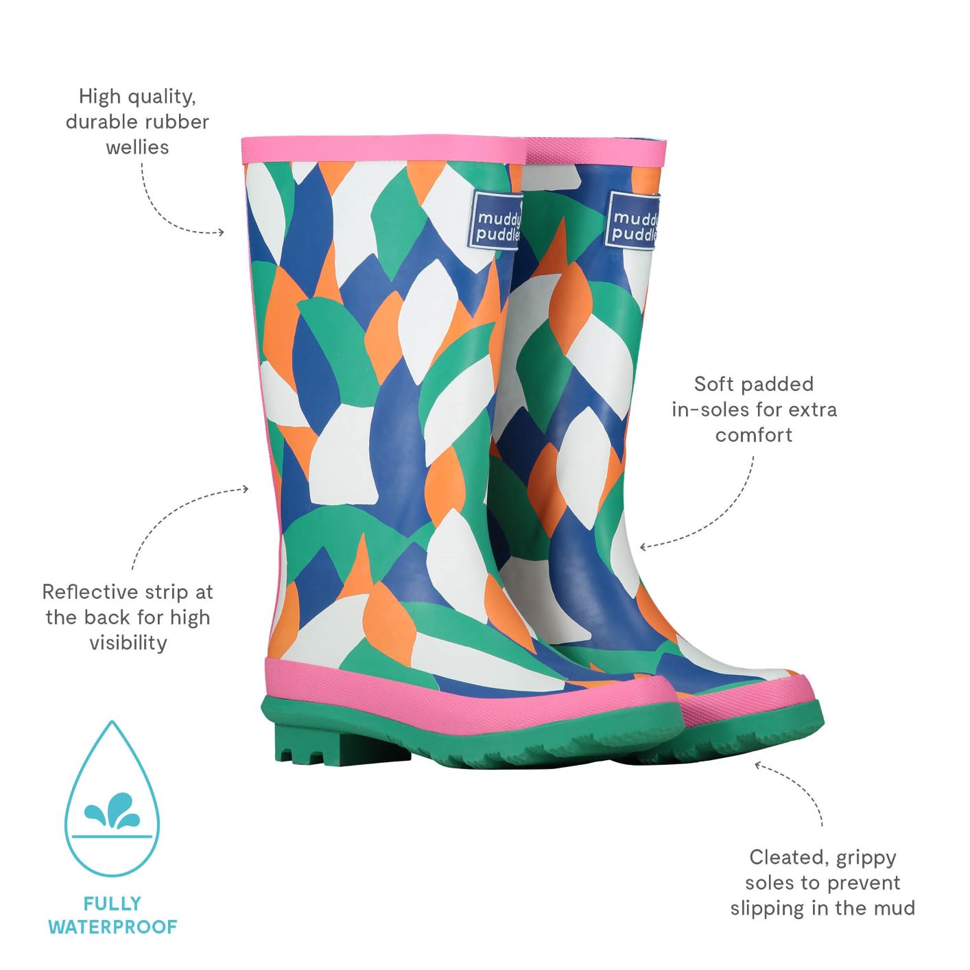 Botas de goma caña alta marca Muddy Puddles