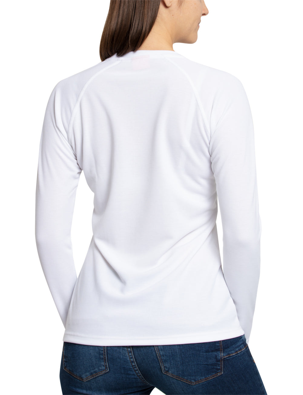 Polera manga larga de vestir corte recto mujer con filtro solar UPF 50+marca IQ