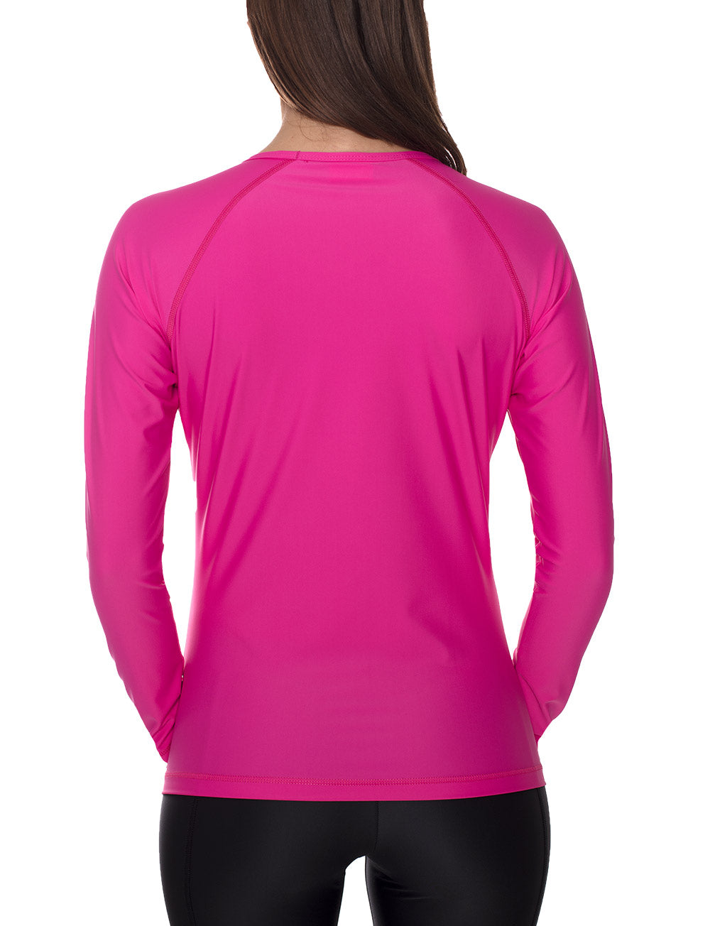 Polera manga larga corte recto mujer con filtro solar UPF 300+ marca IQ