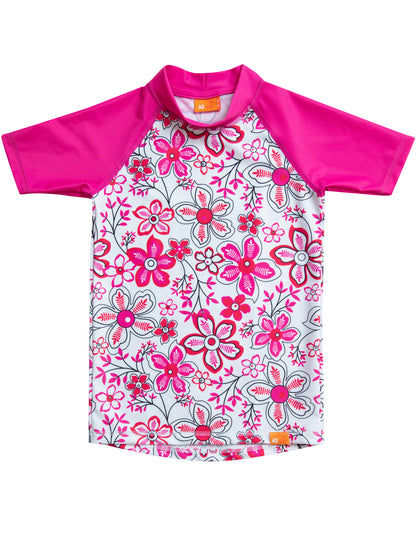 Polera juvenil manga corta con filtro solar UPF 300+ marca IQ