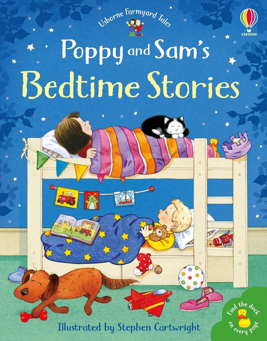Libro de cuentos en inglés: "Poppy and Sam´s Bedtime Stories"-"Cuentos para dormir de Poppy y Sam"