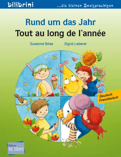 "Rund um das Jahr-A lo largo del año". Cuento bilingüe. Diferentes idiomas.
