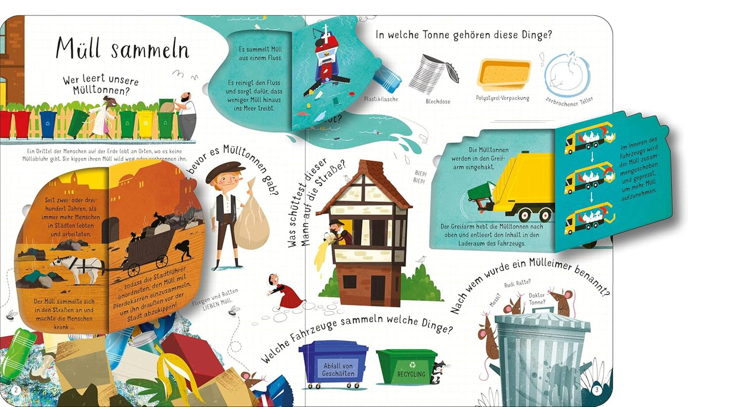 Libro de aprendizaje "Was ist Recycling?" ¿Qué es reciclar?" en Alemán