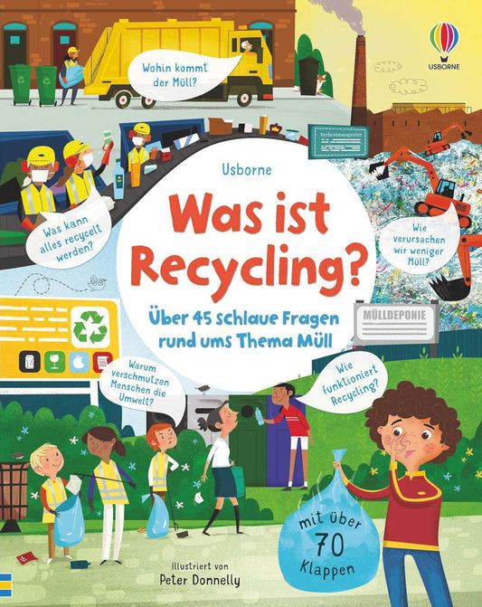 Libro de aprendizaje "Was ist Recycling?" ¿Qué es reciclar?" en Alemán