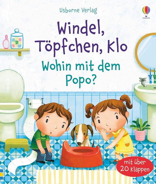 Cuento alemán para dejar el pañal: Windel, Töpfchen, Klo - Wohin mit dem Popo?