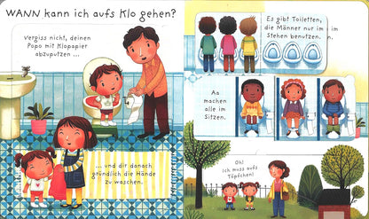 Cuento alemán para dejar el pañal: Windel, Töpfchen, Klo - Wohin mit dem Popo?