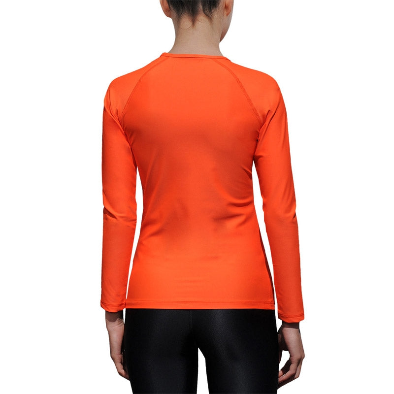 Polera manga larga corte recto mujer con filtro solar UPF 300+ marca IQ