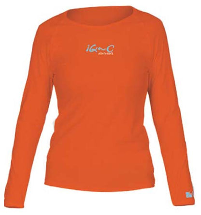 Polera manga larga corte recto mujer con filtro solar UPF 300+ marca IQ
