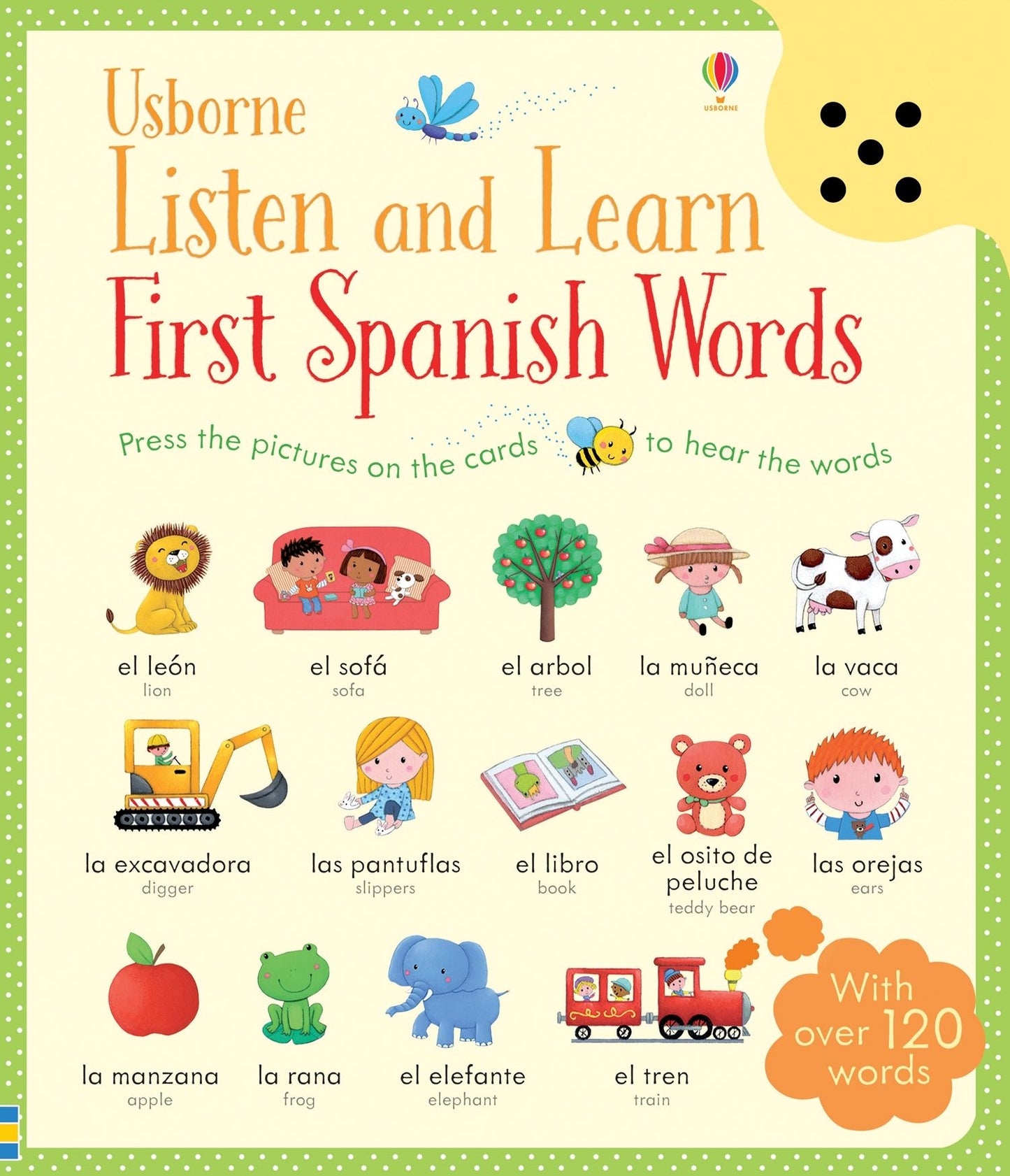 “Listen and learn first Spanish words”. Diccionario ilustrado interactivo. Inglés-Español