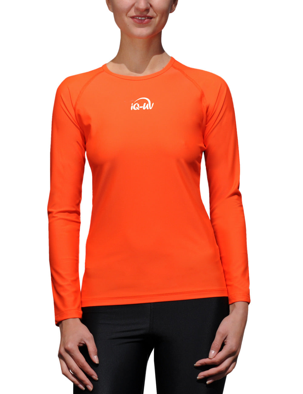 Polera manga larga corte recto mujer con filtro solar UPF 300+ marca IQ